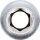 Steckschlüssel-Einsatz Sechskant, tief | Antrieb Innenvierkant 12,5 mm (1/2") | SW 10 mm