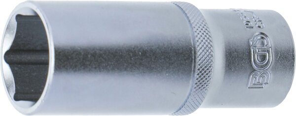 Steckschlüssel-Einsatz Sechskant, tief | Antrieb Innenvierkant 12,5 mm (1/2") | SW 23 mm