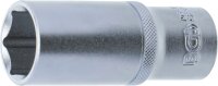Steckschlüssel-Einsatz Sechskant, tief | Antrieb Innenvierkant 12,5 mm (1/2") | SW 23 mm