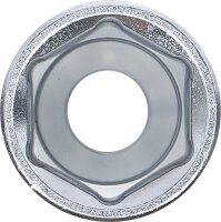 Steckschlüssel-Einsatz Sechskant, tief | Antrieb Innenvierkant 12,5 mm (1/2") | SW 23 mm