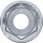Steckschlüssel-Einsatz Sechskant, tief | Antrieb Innenvierkant 12,5 mm (1/2") | SW 23 mm