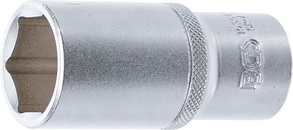 Steckschlüssel-Einsatz Sechskant, tief | Antrieb Innenvierkant 12,5 mm (1/2") | SW 26 mm