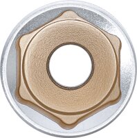 Steckschlüssel-Einsatz Sechskant, tief | Antrieb Innenvierkant 12,5 mm (1/2") | SW 28 mm