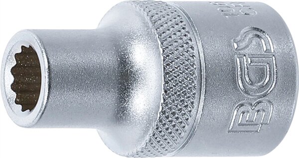 Steckschlüssel-Einsatz Zwölfkant | Antrieb Innenvierkant 12,5 mm (1/2") | SW 8 mm