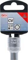Steckschlüssel-Einsatz Zwölfkant | Antrieb Innenvierkant 12,5 mm (1/2") | SW 8 mm