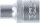 Steckschlüssel-Einsatz Zwölfkant | Antrieb Innenvierkant 12,5 mm (1/2") | SW 8 mm