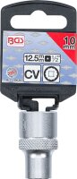 Steckschlüssel-Einsatz Zwölfkant | Antrieb Innenvierkant 12,5 mm (1/2") | SW 10 mm