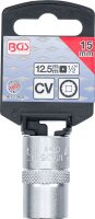 Steckschlüssel-Einsatz Zwölfkant | Antrieb Innenvierkant 12,5 mm (1/2") | SW 15 mm