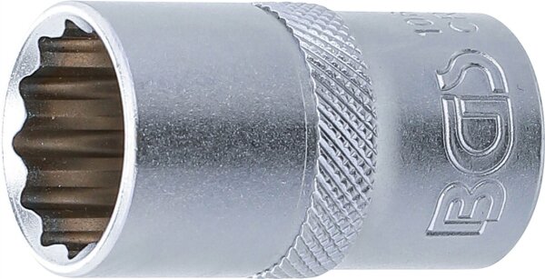 Steckschlüssel-Einsatz Zwölfkant | Antrieb Innenvierkant 12,5 mm (1/2") | SW 16 mm