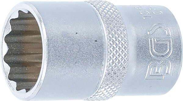 Steckschlüssel-Einsatz Zwölfkant | Antrieb Innenvierkant 12,5 mm (1/2") | SW 17 mm