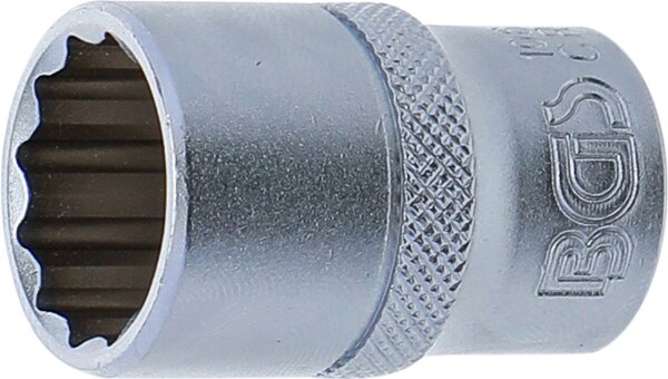 Steckschlüssel-Einsatz Zwölfkant | Antrieb Innenvierkant 12,5 mm (1/2") | SW 18 mm