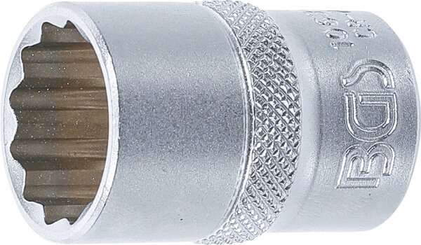 Steckschlüssel-Einsatz Zwölfkant | Antrieb Innenvierkant 12,5 mm (1/2") | SW 19 mm