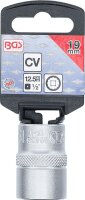 Steckschlüssel-Einsatz Zwölfkant | Antrieb Innenvierkant 12,5 mm (1/2") | SW 19 mm