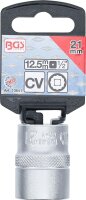 Steckschlüssel-Einsatz Zwölfkant | Antrieb Innenvierkant 12,5 mm (1/2") | SW 21 mm