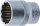 Steckschlüssel-Einsatz Zwölfkant | Antrieb Innenvierkant 12,5 mm (1/2") | SW 22 mm