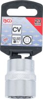 Steckschlüssel-Einsatz Zwölfkant | Antrieb Innenvierkant 12,5 mm (1/2") | SW 23 mm