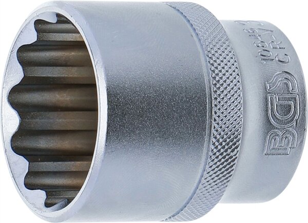 Steckschlüssel-Einsatz Zwölfkant | Antrieb Innenvierkant 12,5 mm (1/2") | SW 30 mm