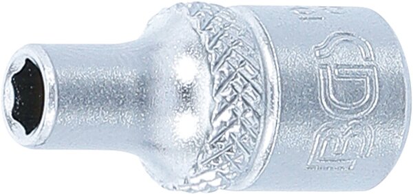 Steckschlüssel-Einsatz Sechskant | Antrieb Innenvierkant 6,3 mm (1/4") | SW 5/32"