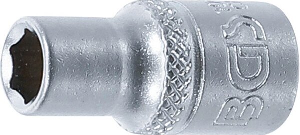 Steckschlüssel-Einsatz Sechskant | Antrieb Innenvierkant 6,3 mm (1/4") | SW 7/32"