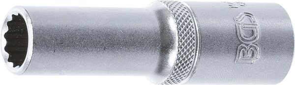 Steckschlüssel-Einsatz Zwölfkant, tief | Antrieb Innenvierkant 12,5 mm (1/2") | SW 12 mm
