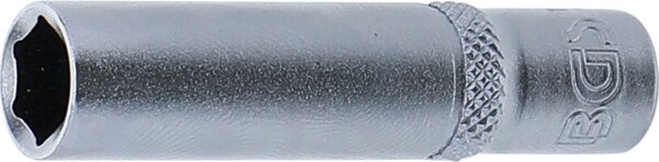 Steckschlüssel-Einsatz Sechskant, tief | Antrieb Innenvierkant 6,3 mm (1/4") | SW 5/16"