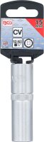 Steckschlüssel-Einsatz Zwölfkant, tief | Antrieb Innenvierkant 12,5 mm (1/2") | SW 15 mm