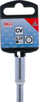 Steckschlüssel-Einsatz Zwölfkant, tief | Antrieb Innenvierkant 6,3 mm (1/4") | SW 5 mm