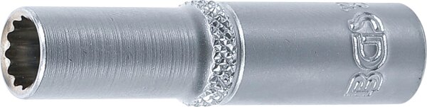 Steckschlüssel-Einsatz Zwölfkant, tief | Antrieb Innenvierkant 6,3 mm (1/4") | SW 7 mm