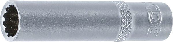 Steckschlüssel-Einsatz Zwölfkant, tief | Antrieb Innenvierkant 6,3 mm (1/4") | SW 8 mm