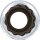 Steckschlüssel-Einsatz Zwölfkant, tief | Antrieb Innenvierkant 6,3 mm (1/4") | SW 8 mm