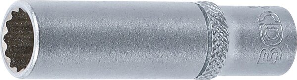Steckschlüssel-Einsatz Zwölfkant, tief | Antrieb Innenvierkant 6,3 mm (1/4") | SW 9 mm