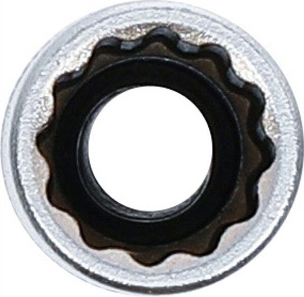 Steckschlüssel-Einsatz Zwölfkant, tief | Antrieb Innenvierkant 6,3 mm (1/4") | SW 9 mm