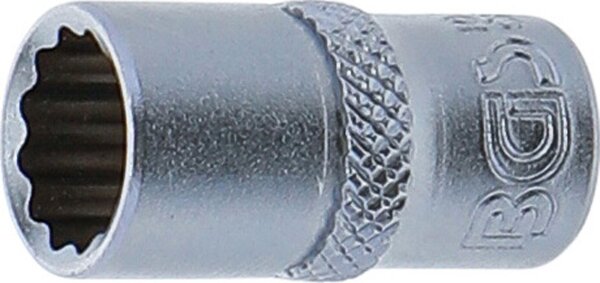 Steckschlüssel-Einsatz Zwölfkant | Antrieb Innenvierkant 6,3 mm (1/4") | SW 9 mm