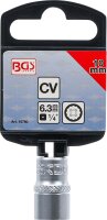 Steckschlüssel-Einsatz Zwölfkant | Antrieb Innenvierkant 6,3 mm (1/4") | SW 10 mm