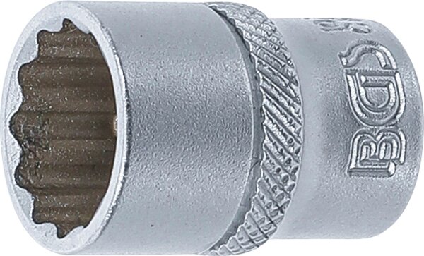 Steckschlüssel-Einsatz Zwölfkant | Antrieb Innenvierkant 6,3 mm (1/4") | SW 13 mm