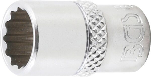Steckschlüssel-Einsatz Zwölfkant | Antrieb Innenvierkant 6,3 mm (1/4") | SW 3/8"