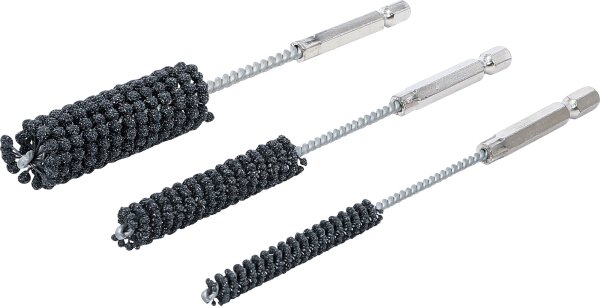 Honwerkzeug-Satz | flexibel | 6,3 mm (1/4") Schaft | Körnung 60/80 | 8 - 12 - 20 mm | 3-tlg.