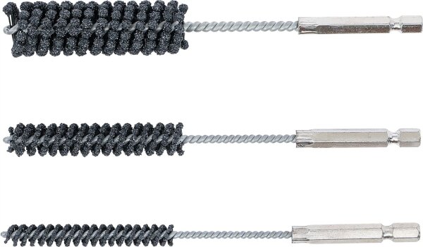 Honwerkzeug-Satz | flexibel | 6,3 mm (1/4") Schaft | Körnung 60/80 | 8 - 12 - 20 mm | 3-tlg.