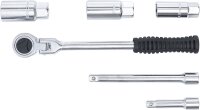Zündkerzen-Werkzeug-Satz | Antrieb 10 mm (3/8") | 6-tlg.