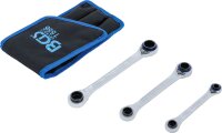 Ratschen-Ringschlüssel-Satz | umschaltbar | "4-in-1" | 3-tlg.