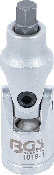 Gelenk-Einsatz | Antrieb 10 mm (3/8") | Innensechskant 7 mm