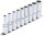 Steckschlüssel-Einsatz-Satz E-Profil, tief | Antrieb Innenvierkant 12,5 mm (1/2") | SW E10 - E24 | 9-tlg.