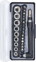 Bit- und Steckschlüssel-/Winkelschrauber-Satz | Antrieb 6,3 mm (1/4") | 26-tlg.