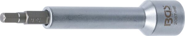 Bit-Einsatz | Antrieb Innenvierkant 12,5 mm (1/2") | Innensechskant 6 mm