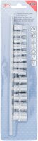 Steckschlüssel-Einsatz-Satz Gear Lock | Antrieb Innenvierkant 6,3 mm (1/4") | 13-tlg.