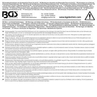 Doppel-Ringschlüssel-Satz mit E-Profil-Ringköpfen | SW E6 x E8 - E20 x E24 | 4-tlg.