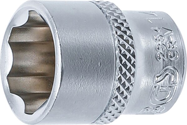 Steckschlüssel-Einsatz Super Lock | Antrieb Innenvierkant 6,3 mm (1/4") | SW 14 mm