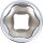 Steckschlüssel-Einsatz Super Lock | Antrieb Innenvierkant 6,3 mm (1/4") | SW 14 mm