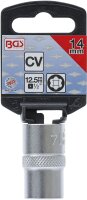 Steckschlüssel-Einsatz Super Lock | Antrieb Innenvierkant 12,5 mm (1/2") | SW 14 mm