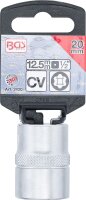 Steckschlüssel-Einsatz Super Lock | Antrieb Innenvierkant 12,5 mm (1/2") | SW 20 mm